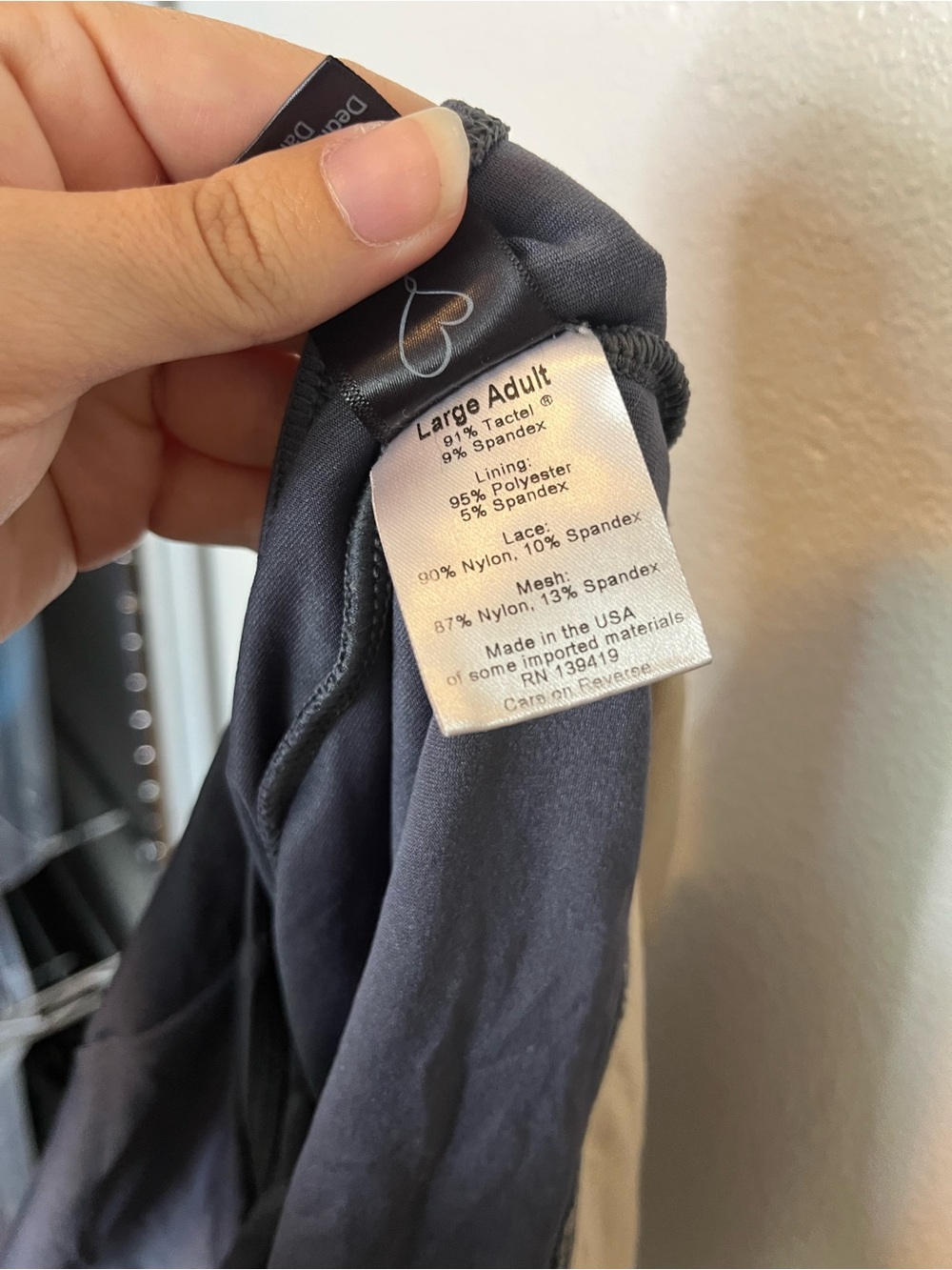 Suffolk Leotard Size Large - Picture 4 of 4